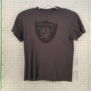Team Apparel Grey "Raiders" Tee Large